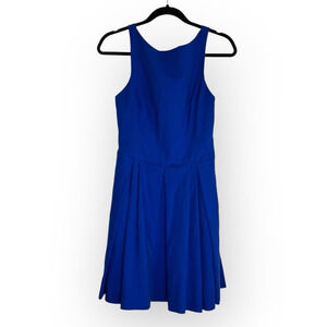 Polo by Ralph Lauren Women Blue Fit & Flare Cocktail / Wedding Guest Dress 4